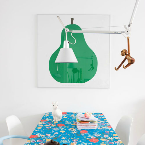 Enzo Mari La Pera Green Pear Poster Stardust Modern