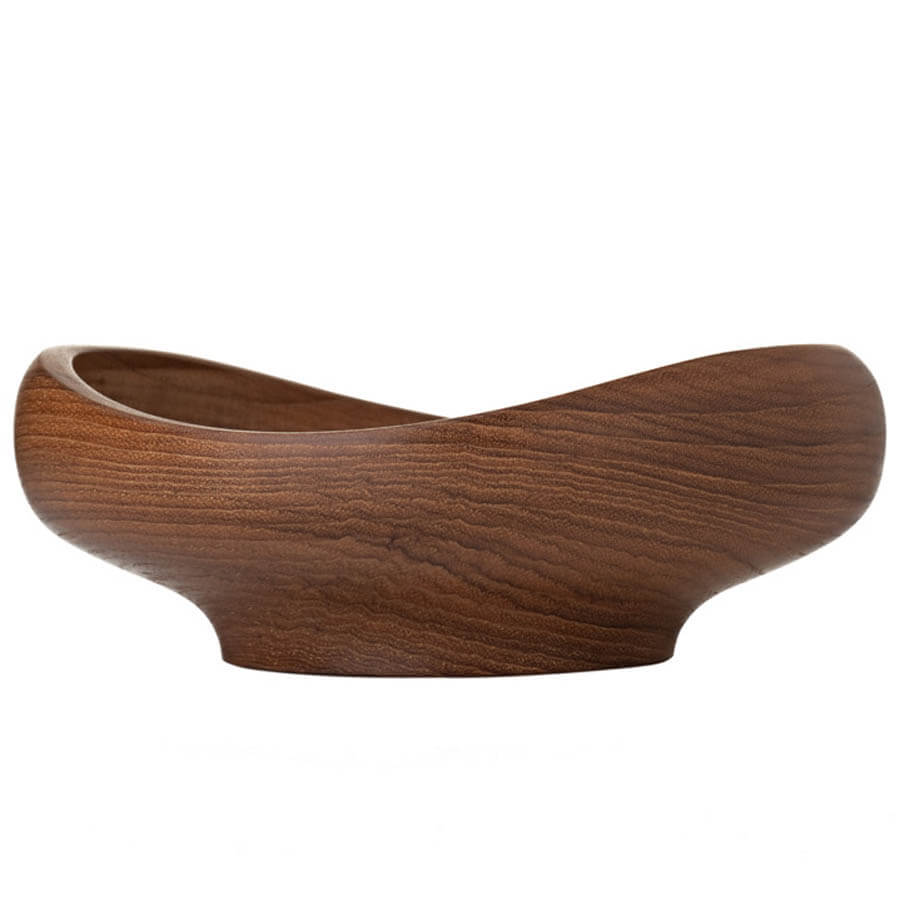 Finn Juhl FJ Modern Teak Wood Serving Bowl by Architectmade