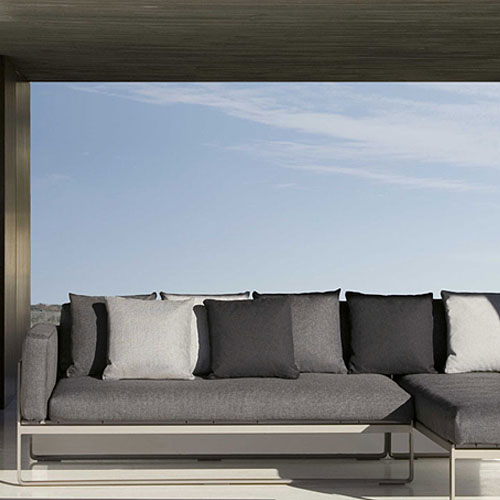 Gandia Blasco Flat Modern Outdoor Sofa Modular 1 Stardust Gandia Blasco Flat Modern Outdoor Sofa