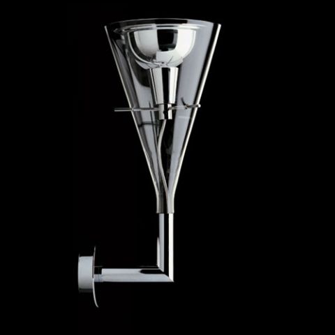 FontanaArte Flute Glass Wall Lamp by Franco Raggi