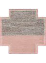 Gandia Blasco Mangas Space Plait Square Pink Rug