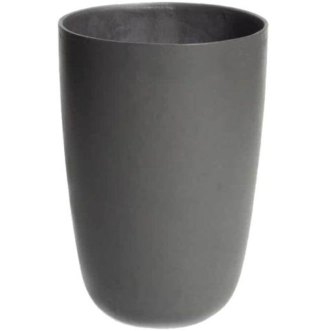 Geisha Contemporary Tall Outdoor Planter Pot, Round