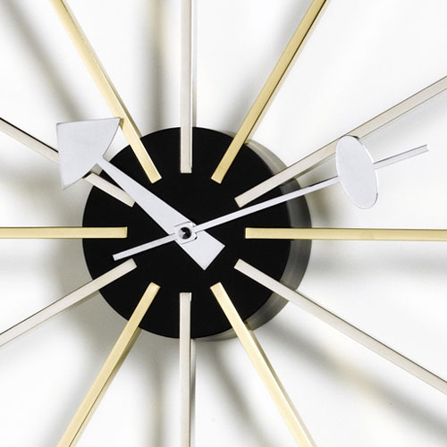 Vitra Nelson Star Wall Clock by George Nelson Stardust Modern