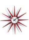 Vitra Nelson Red Sunburst Wall Clock by George Nelson