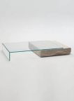 Glas Italia Terraliquida Glass Coffee Table by Claudio Silvestrin