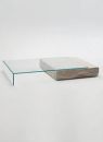 Glas Italia Terraliquida Glass Coffee Table by Claudio Silvestrin