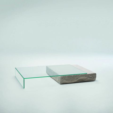 Glas Italia Terraliquida Glass Coffee Table by Claudio Silvestrin