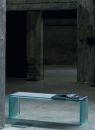 Glas Italia Triennale Glass Bench by Michele De Lucchi