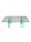 Glas Italia Glass Coffee Table by Shiro Kuramata