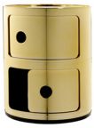 Kartell Componibili Gold from Anna Castelli Ferrieri