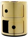 Kartell Componibili Gold from Anna Castelli Ferrieri