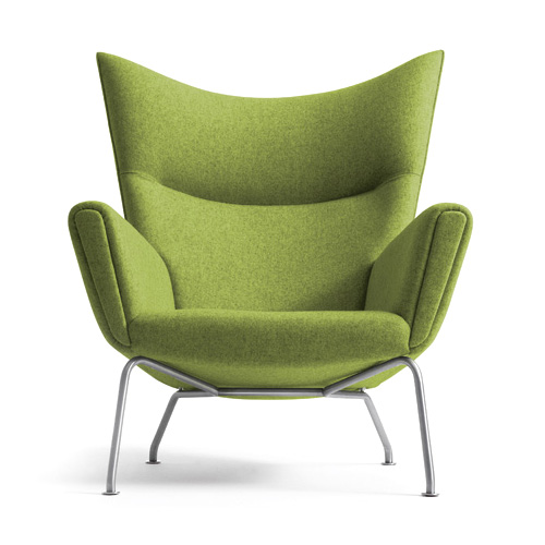 Green Chairs hans wegner ch445 wing lounge chair in spring green | stardust Green Chairs hans wegner ch445 wing lounge chair in spring green | stardust