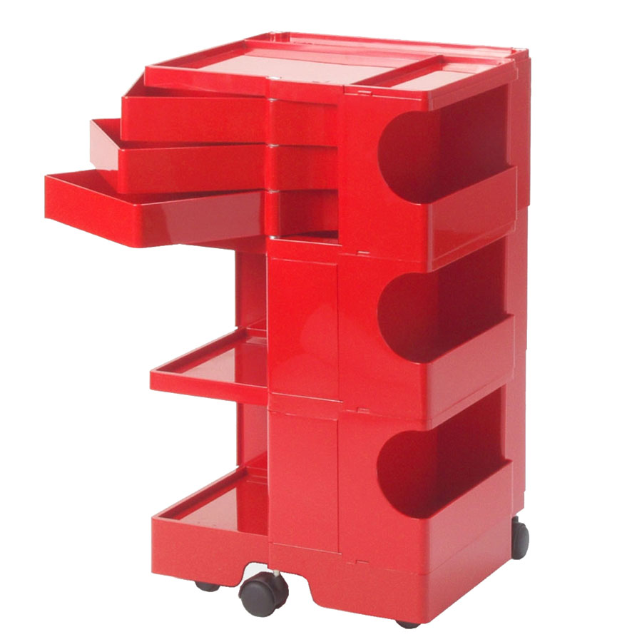 Boby Rolling 3 Drawer Mobile Organizer Joe Colombo Boby Mobile Office