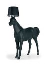 Moooi Horse Lamp Sculptural Floor Light by Front - Black