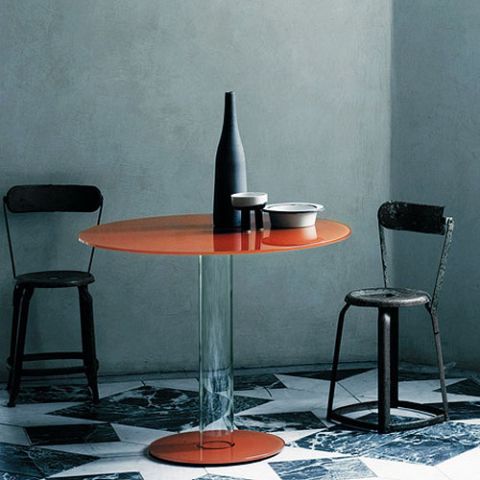Glas Italia Hub Bistrot Modern Round Dining Table
