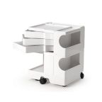 Joe Colombo Boby Mobile Office Organizer B23 - 2 Sections + 3 Drawers