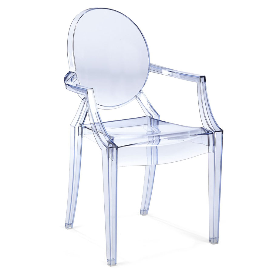 kartell louis ghost modern clear dining armchairphilippe starck