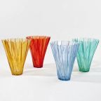Kartell Shanghai Vase with Round Tapered Shape for Flower Arrangements