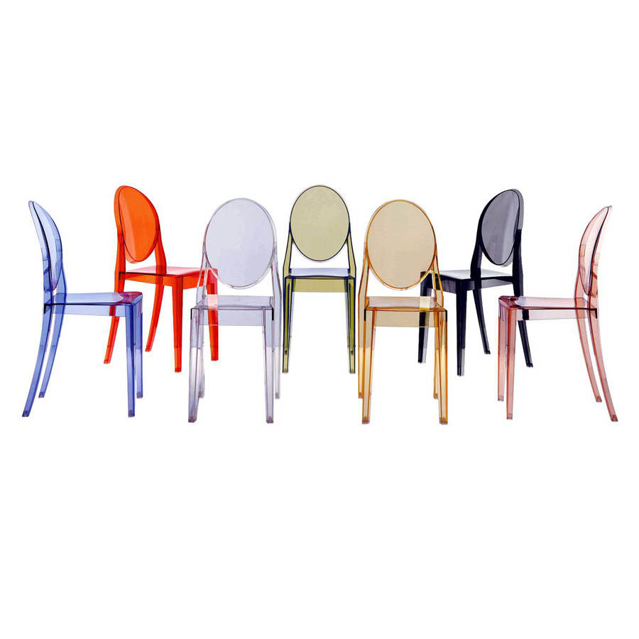 Kartell Victoria Ghost Original Crystal Clear Chair By Philippe