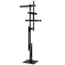 LAS 376® Contemporary Abstract Floor Lamp w/Column Shape, Oluce, Black