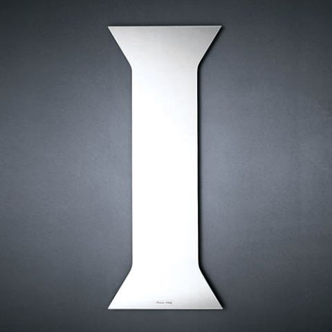 Glas Italia Lesena Modern Wall Mounted Mirror by Alessandro Mendini