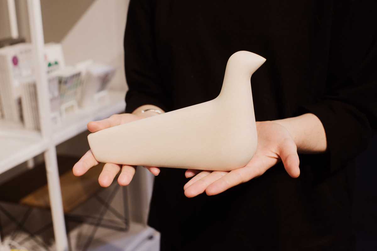 Vitra L'oiseau Wood Bird Sculpture by Ronan and Erwan Bouroullec