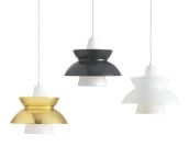 Louis Poulsen Mid-Century Modern Danish Design Doo Wop Pendant Light