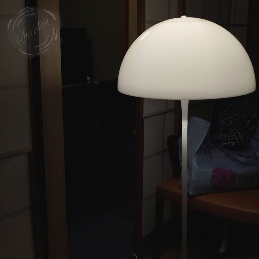 Panta Floor Lamp Stardust Louis Poulsen Panta Modern Floor Lamp By Verner Panton White