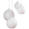 Louis Poulsen Wohlert Danish Modern Glass Pendant Light - White