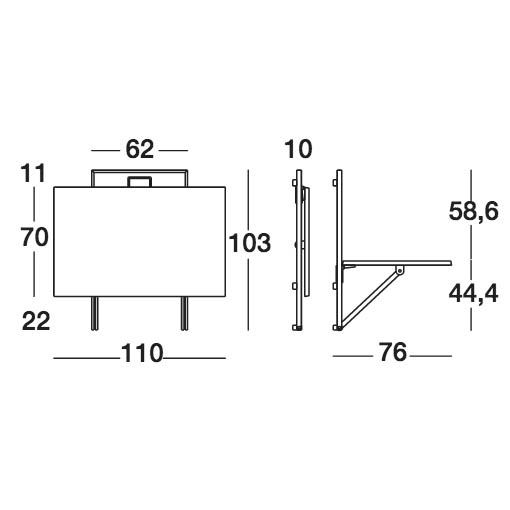 How To Build A One Piece Folding Picnic Table Out Of 2 4