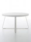 Gandia Blasco Mesa Alta Circular Flat Modern Outdoor Dining Table
