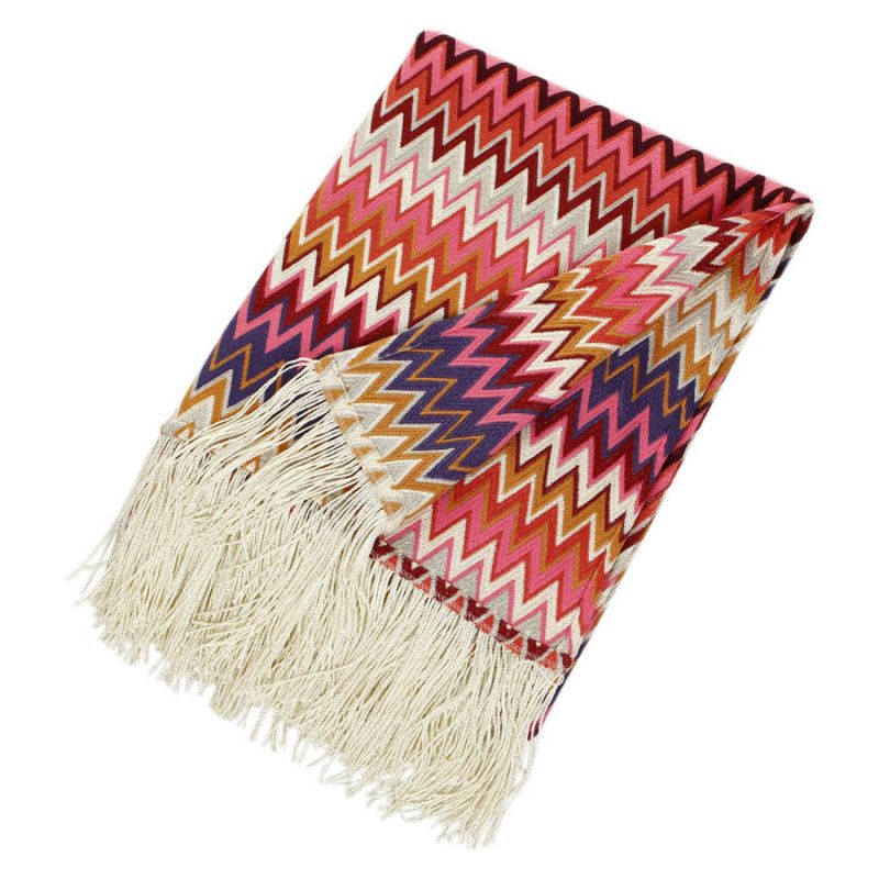 Missoni Home Margot Throw 156 – Vibrant Zigzag Luxury Blanket