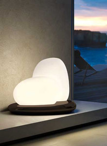 Leucos Moai Table Lamp by Defne Koz