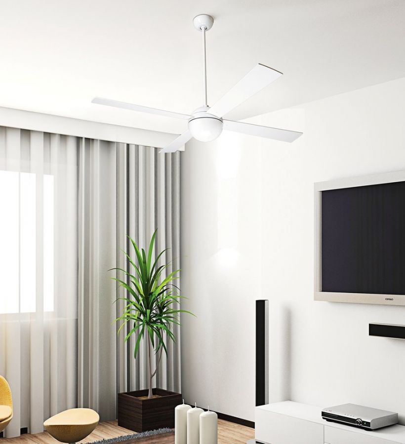 Ball Contemporary 42 52 Inch Ceiling Fan W Optional Remote And Ball Contemporary 42 52 Inch Ceiling Fan