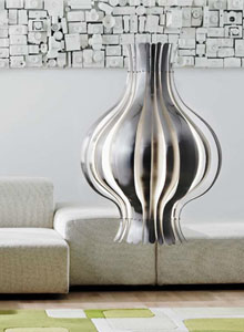 Verner Panton Onion Lamp Silver