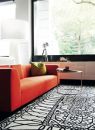 Nanimarquina Estambul Contemporary Black and White Area Rug in Wool