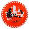Modern Santa Large Holiday Serving Tray