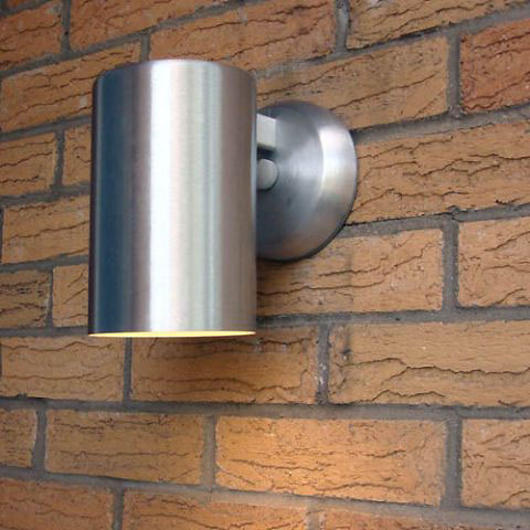 Mid-Century Aluminum Modern Outdoor Wall Sconce Light