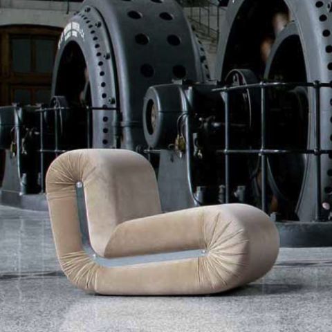 B-Line Boomerang Modern Design Lounge Sofa by Rodolfo Bonetto