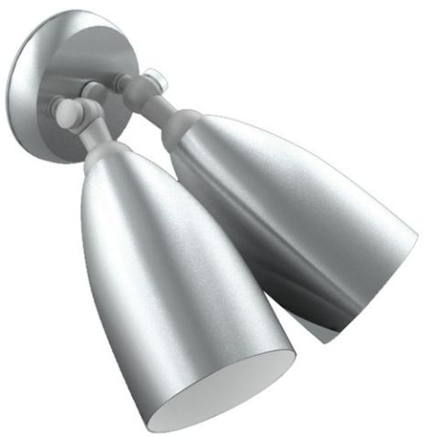 Modern Outdoor Double-Cone Bullet Wall Sconce - 1950s