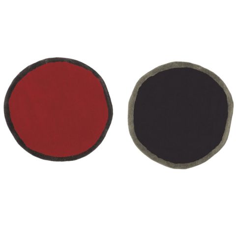 Nanimarquina Aros Redonda Contemporary 3/6' Round Wool Area Rug