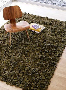 Nanimarquina Little Field of Flowers Rug in Green