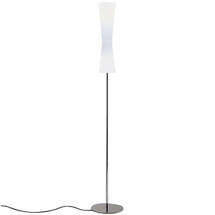 Lu 311 Floor Lamp Stardust Lu 311 Modern Double Cone White Floor Lamp W Glass Shade Oluce
