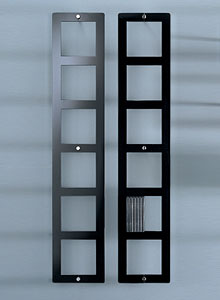 Glas Italia On Air Porta DVD Modern Wall Mounted Shelf | Stardust