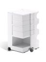 Joe Colombo Boby Mobile Office Organizer B34 - 3 Sections + 4 Drawers