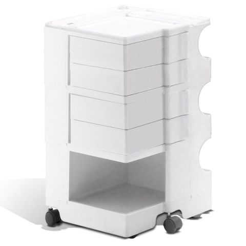 Joe Colombo Boby Mobile Office Organizer B34 - 3 Sections + 4 Drawers