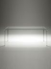 Glas Italia Oscar Modern Glass Dining Table by Piero Lissoni