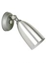 Mid Century Modern Outdoor Single Bullet/Cone Wall Sconce in Aluminum