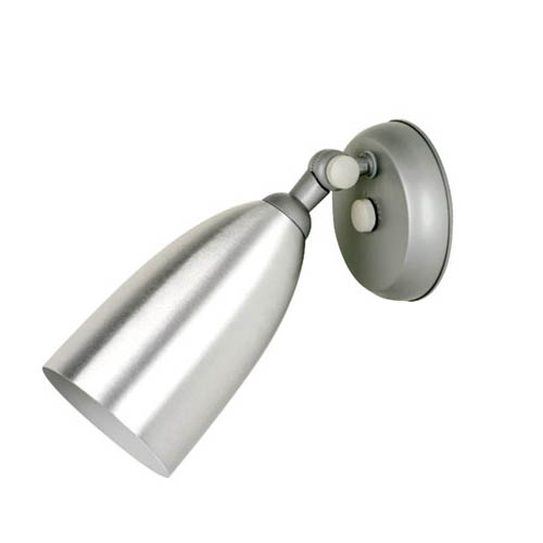 Mid Century Modern Outdoor Single Bullet Cone Wall Sconce In Aluminum Stardust - Mid Century Modern Outdoor Wall Sconce Mid Century Modern Outdoor Single Bullet Cone Wall Sconce In Aluminum Stardust - Mid Century Modern Outdoor Wall Sconce