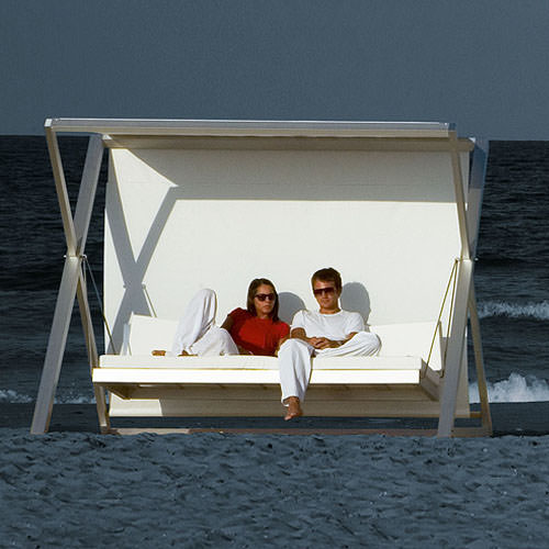 Contemporary garden swing deals